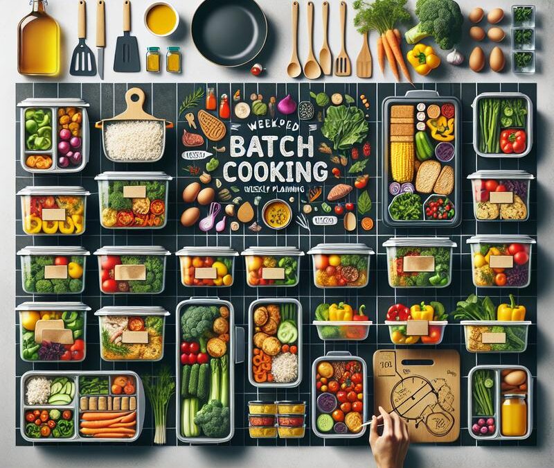 Batch cooking: come organizzare l’alimentazione della settimana