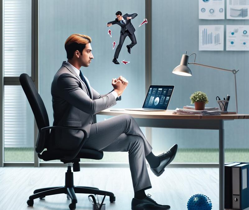 Allenarsi alla scrivania: esercizi discreti da fare mentre lavori